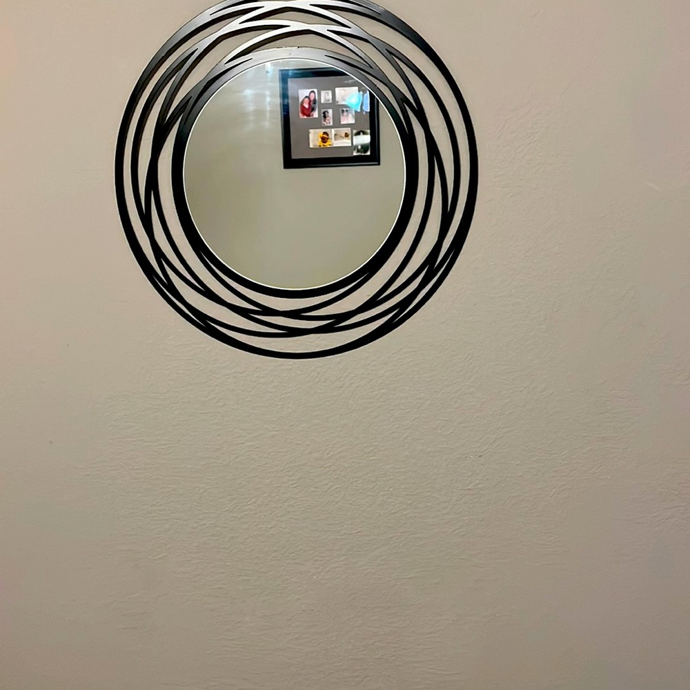 Oval decorative mirror statement piece for any room